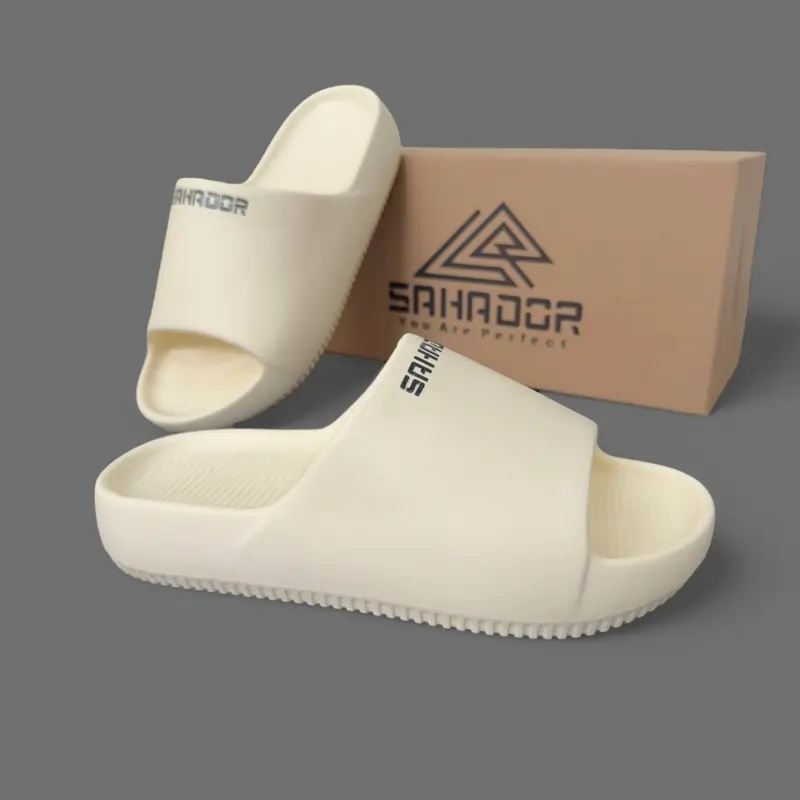 Dép quai ngang bánh mì nam nữ đúc nguyên khối SAHADOR đế cao 4cm siêu êm nhẹ chống trơn trượt DC07 0