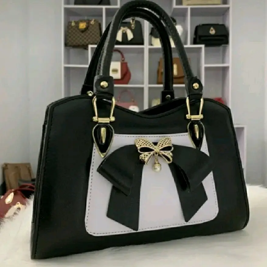Túi xách công sở nơ xinh xắn da PU nữ Bag