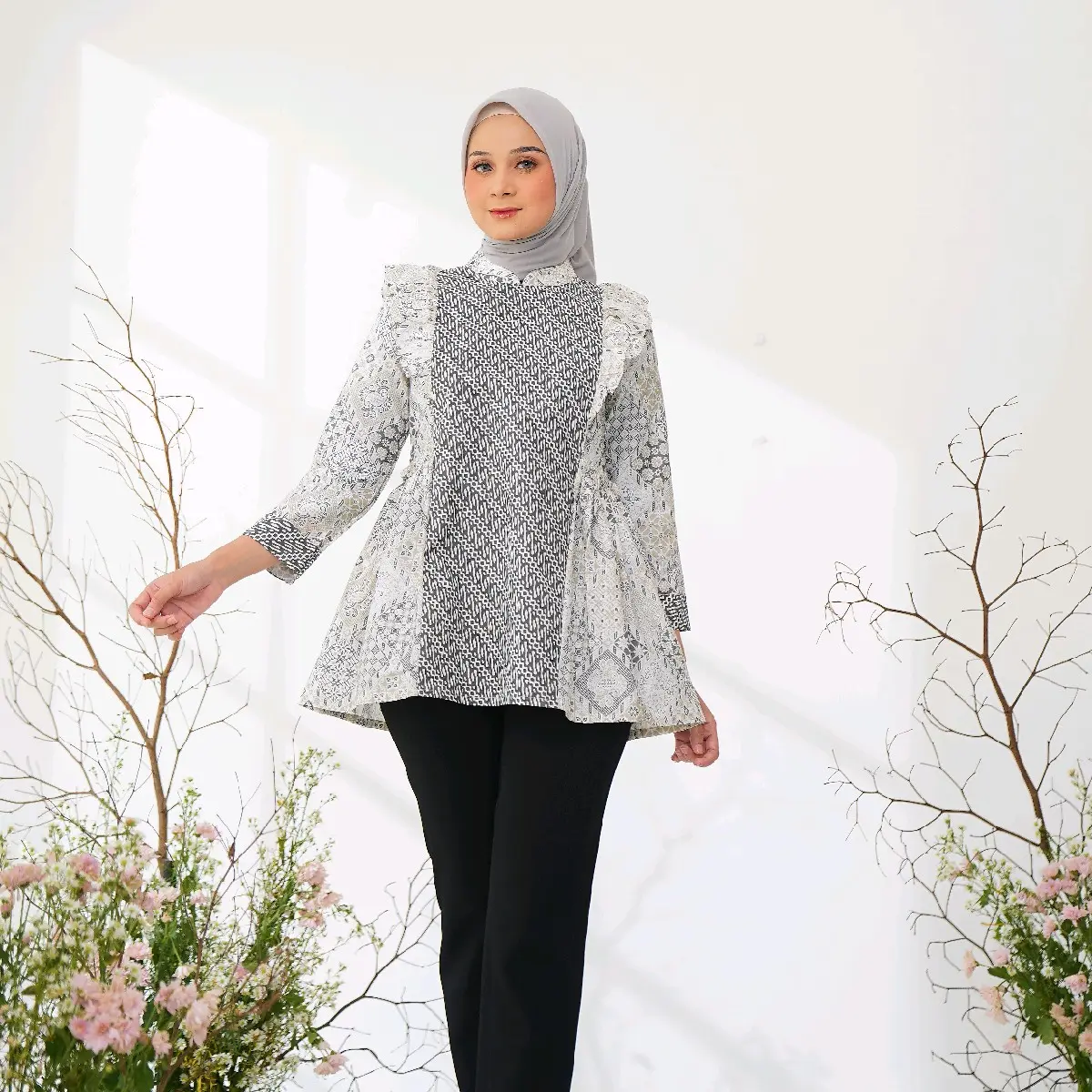 BLOUS SIDOMUKTI BAJU BATIK, BUSANA KERJA