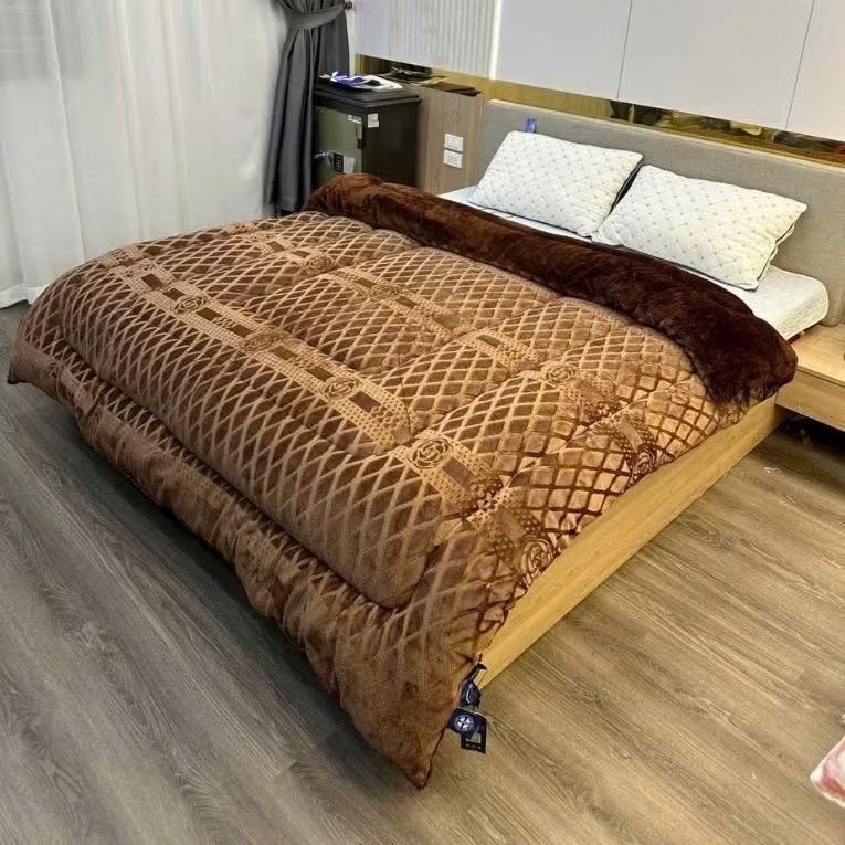 Chăn Nỉ Lông Cừu COCO Siêu Ấm Chính Hãng Mền Dày Mịn Kích Thước 2mx2m3 Nặng 4kg - Hàng Xuất Nhật đông chan long