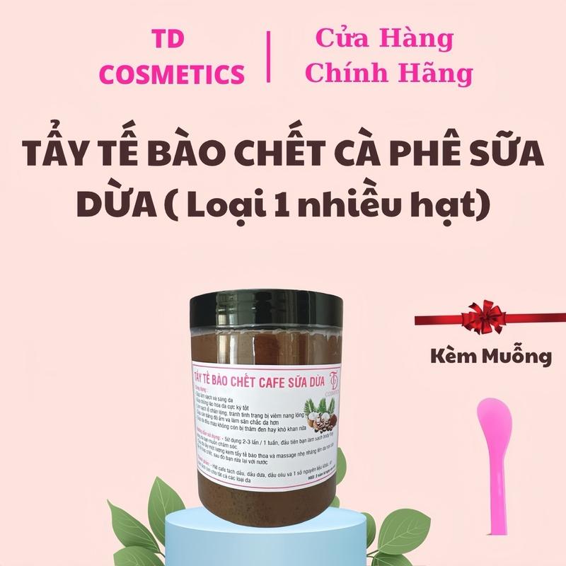 500g Tẩy tế bào chết cà phê sữa dừa ( Chất mới nhiều hạt cafe mịn).Dành cho mặt và body.Dưỡng da body Dưỡng Body Làm Đẹp Da Nữ Women. Kèm 1 muỗng