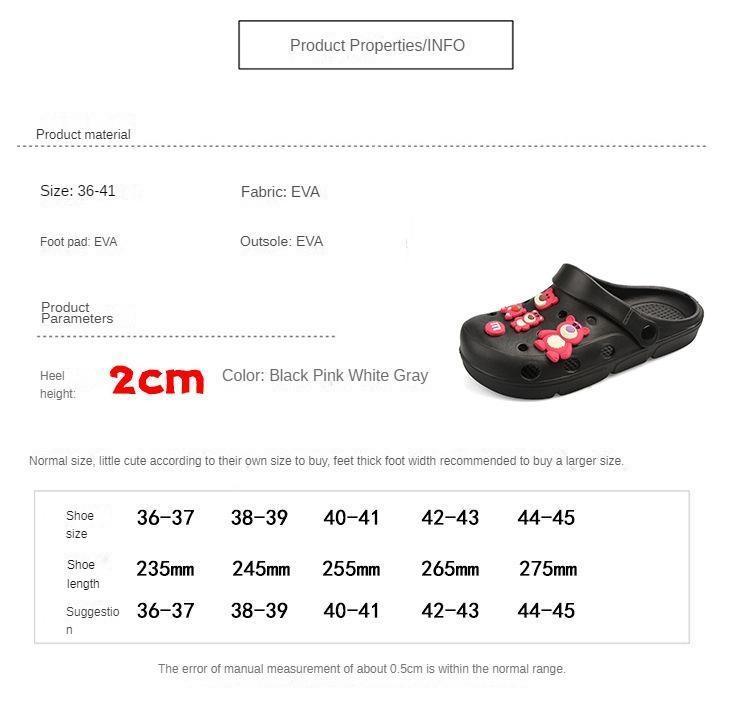 Product Introduction of Shoes Women's Slippers Popular Personalized Thick-Soled Slippers Men's Outerwear 2023 New Baotou Sandals Sandals Beach Shitting Feeling Men's Sandals Slippers 0