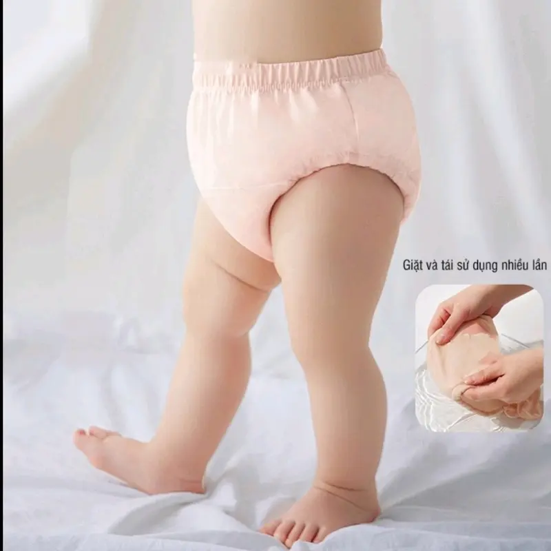 COMBO 5 QUẦN BỎ BỈM TÃ VẢI COTTON bim chobe giặt được 4