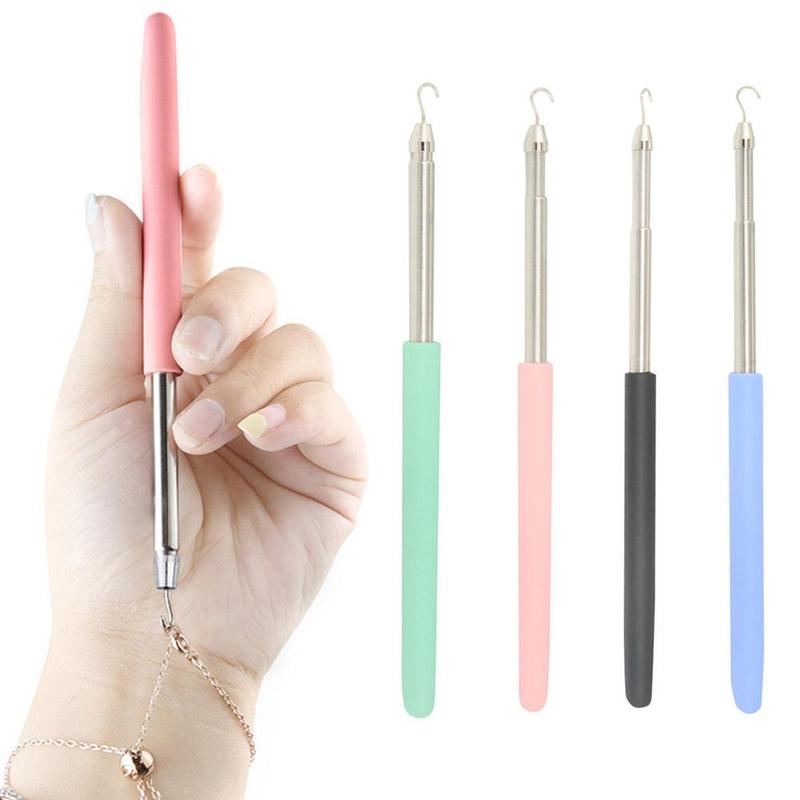 Product Introduction of 1PC Bracelet Helper Tool Hook Easy Wearing Tool Aid Assistance Metal Portable Bracelet Buddy Fastening Helper 35