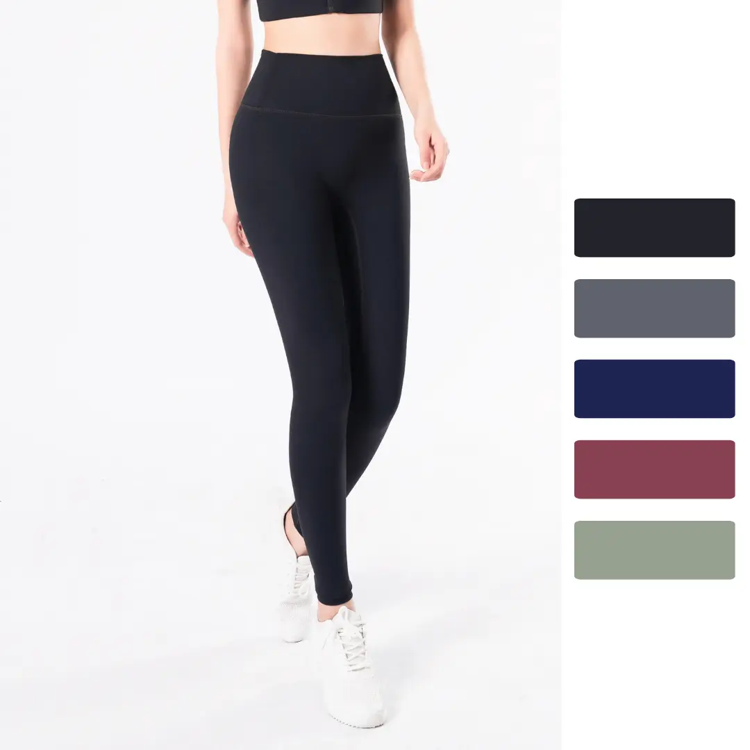 Quần Legging Nữ Tập Yoga Basic Livan Sport Co Giãn Cạp Cao Mềm Mịn Ôm Form, Quần Legging Nữ, Quần Legging Tập Gym