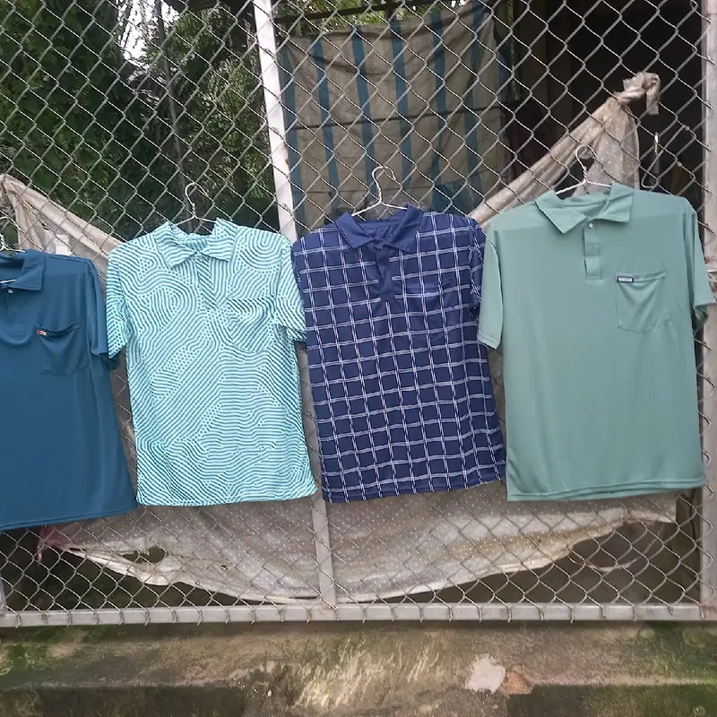 áo thun cổ bẻ có túi giá rẻ 100k 4 cái 2