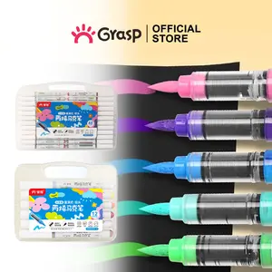 GRASP Marker Acrylic Brush Pen 36 Warna Spidol Warna Akrilik Lentur Sketsa Seni MW004
