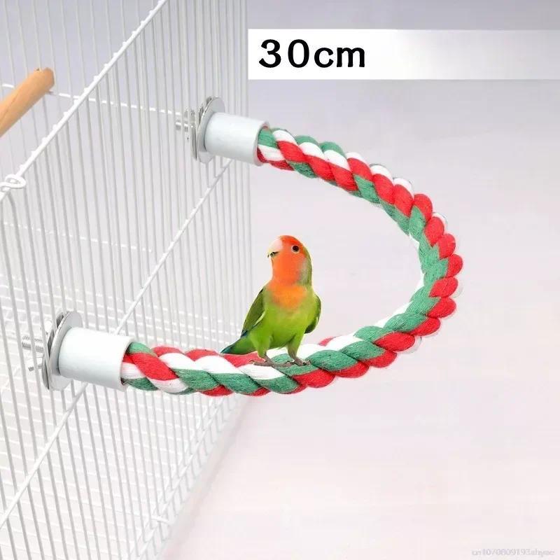 Parrot Cage With Rope Swing Hanger photo
