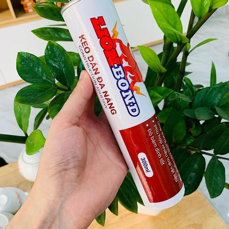 (GIÁ DÙNG THỬ) 1 thùng keo silicon LionBond 24 chai dán kim loại,gạch,bê tông,alu nhôm nhựa,mica màu trắng trong apollo silicone sieu keo dinh