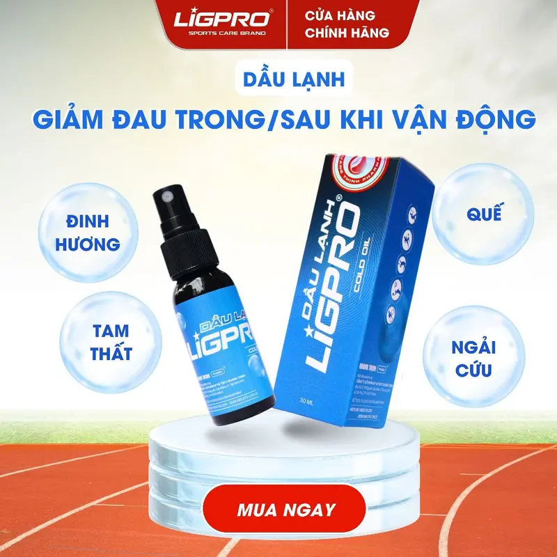 Dầu lạnh LIGPRO giảm đau nhanh 30ml dạng xịt Hiệu quả trong/sau vận động 2