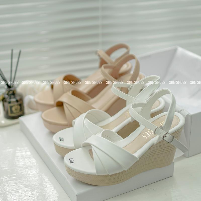 Giày sandal đế xuồng ️Freeship️ sandal quai ngang 9p siêu xinh. ĐỘC QUYỀN BỞI SHE SHOES - SDX09055