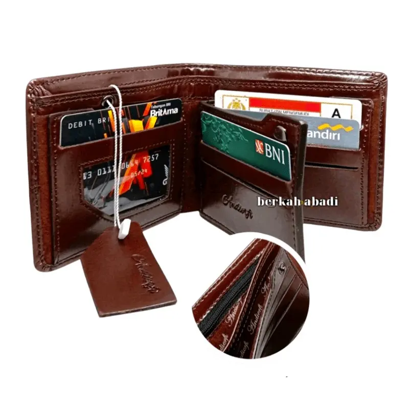 PROMO COD DOMPET PRIA KULIT ASL 100% ORIGINAL/ DOMPET KULIT LEMBUT ASLI GARUT/  Dompet wallet kulit pria Dompet Fashion daily Dompet Pendek Dompet Pendek 0