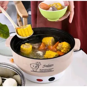 DREXID - Panci Multifungsi Non-Stick Electric panci Memasak Steamboat Pot Periuk Nasi/Periuk SteamboatKompor listrik multifungsi stainless steel