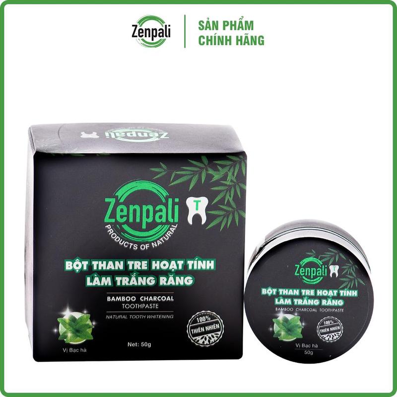 M27- Than Hoạt Tính Zenpali hỗ trợ cải thiện trắng răng