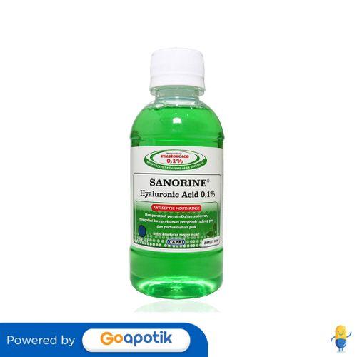 Gambar SANORINE HIJAU OBAT KUMUR 200 ML dari Apotek Karunia Sehat Makassar by GoApotik Kota Makassar Tokopedia