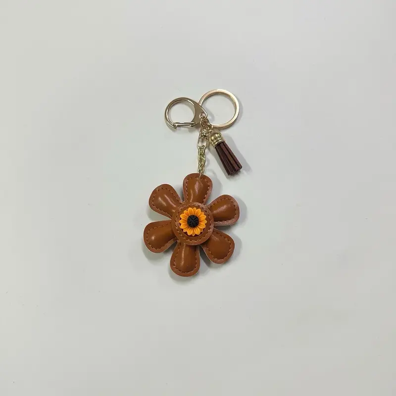 Charm hoa nhuỵ vàng MÓC TREO túi xách -PK02 6