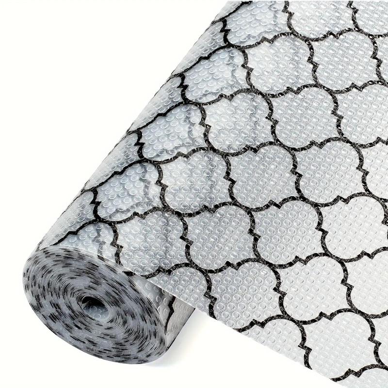 Fish Scale Pattern Drawer Liner, Non-slip Shelf Liner, Multi-purpose Placemat, Waterproof Shelf Paper for Kitchen Cabinets 0