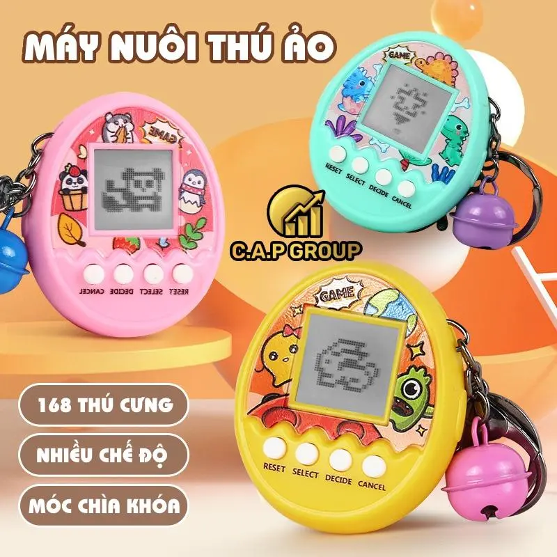Nuôi thú ảo máy nuôi gà cưng mini đồ chơi trò chơi Game Gà ảo Toy