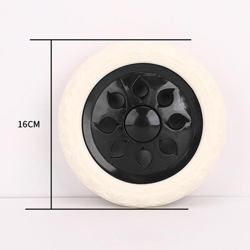Product Introduction of 2Pcs Shopping Cart Wheel Easy to Indstall Portable Durable Luggage Suitcase Wheel for Personal Luggage Moving Shopping 0