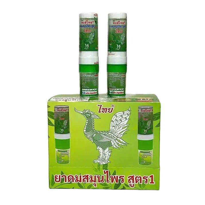 Combo 2 Ống Hít Mũi Thảo Dược 2 Đầu Hong Thai Inharler Thái Lan