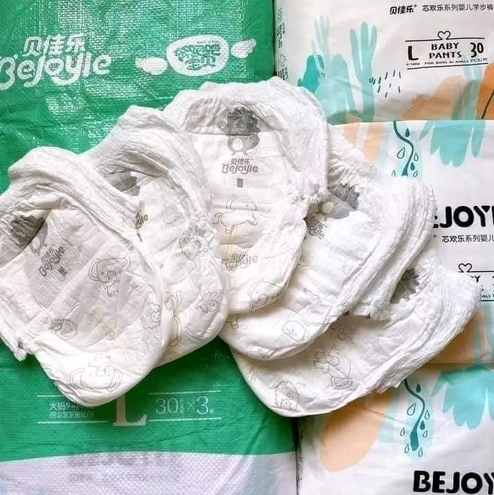 Tã Bỉm Bejoyle Xanh Nội Địa Trung Dán quần Đủ Size Cho Bé S120/M96/L90/XL78/XXL66/XXXL54 3