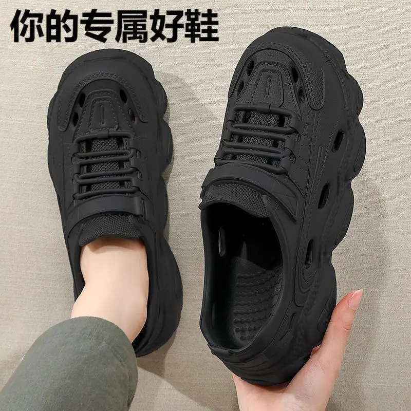 Platform Coros Shoes Men's Summer Outdoor Wear Non-Slip Eva Deodorant and Breathable Sandals Beach Fashion Slippers Men Footwear Comfort