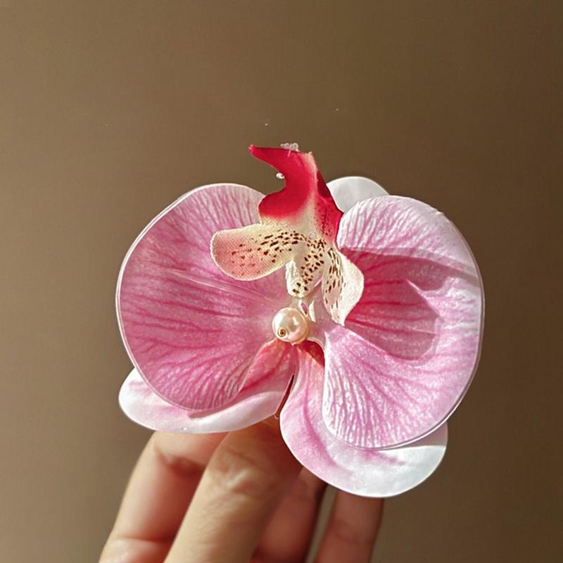 Kẹp Tóc Hoa Vải, Thiết Kế Dễ Thương, Hình Bướm Và Hoa Lan, Kẹp Tóc Phong Cách Hàn Quốc, Phụ Kiện Đội Đầu Cho Bé Gái, Thích Hợp Cho Bé Gái 7