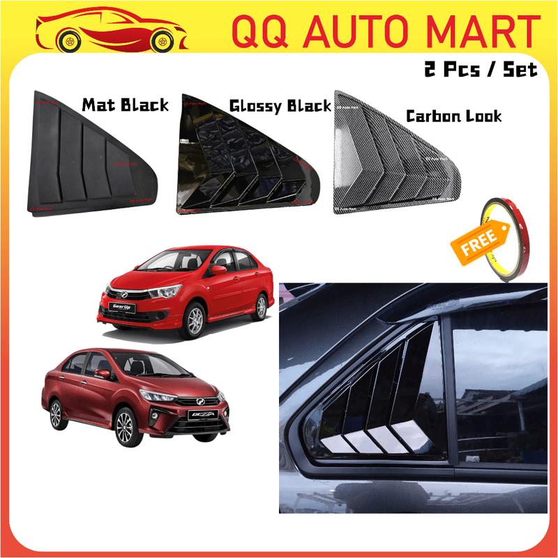 Window Bezza Inside Perodua Bezza (2016-2024) Window Cover Mustang Rear Side Window ...
