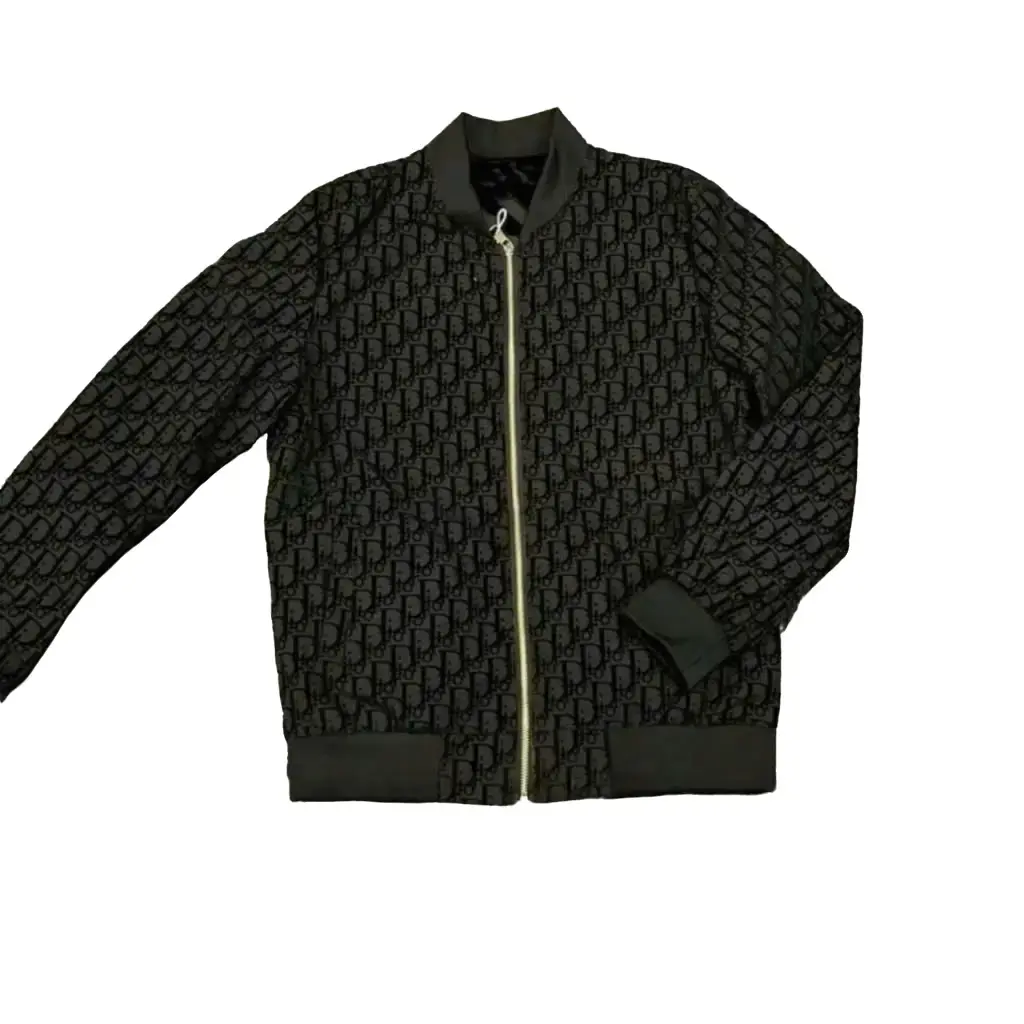 Áo khoác nam Bomber Chữ Dập Vân Nhung Chất Gió 2 Lớp Cao Cấp - Menswear, Jacket
