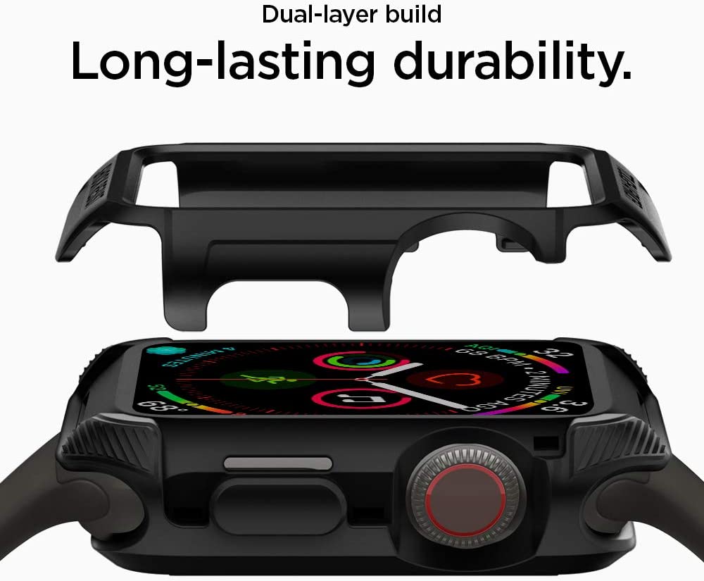 Spigen Apple Watch 44mm Case Tough Armor - Black 062CS24477