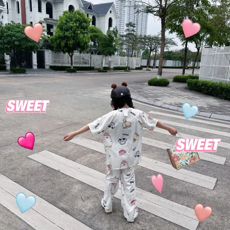 SET BỘ QUẦN ÁO IN HÌNH GÀ CON FORM RỘNG UNISEX 1