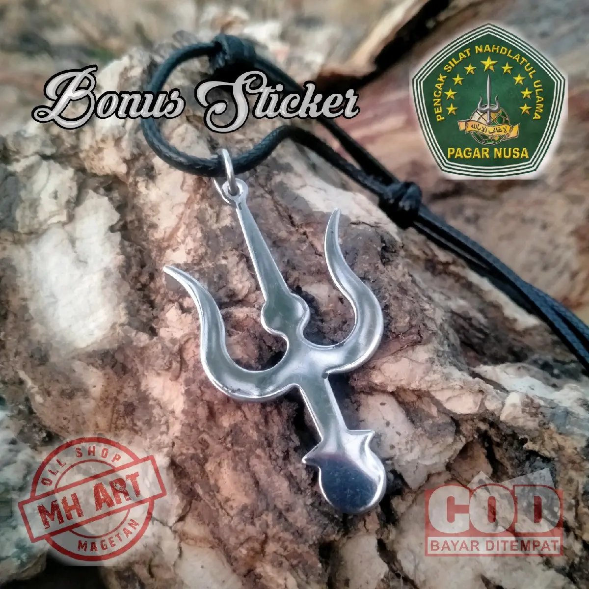 Kalung Pagar Nusa Trisula bonus sticker