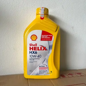 OLI MOTOR/MOBIL HX6 10W-40 | HX6 1 LITER | BARCODE HIJAU  HX6 1 LITER terlaris Mesin