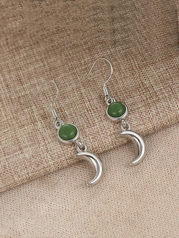 Fashion Moon & Star Design Dangle Earrings, Elegant Ear Jewelry for Women, Trendy All-match & Exquisite Jewelry for Gift 3