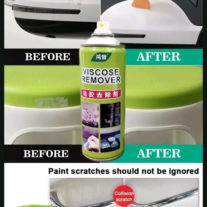 Spray Penghapus Bekas Cat, Stiker, Lem & Lakban 450 ML - Viscose Remover Pembersih Kaca 2
