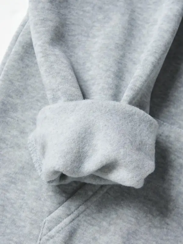 Women's Letter Print Drop Shoulder Thermal Lined Hoodie, Fashion Casual Drawstring Pocket Hooded Sweatshirt for Daily Holiday Outdoor Wear, Yoga Hoodie, Ladies Clothes for Fall & Winter 5