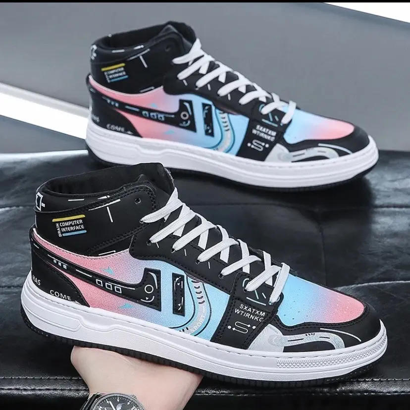 "Free box" Sepatu Sneakers Pria Import Kasual Premium Sporty Kekinian