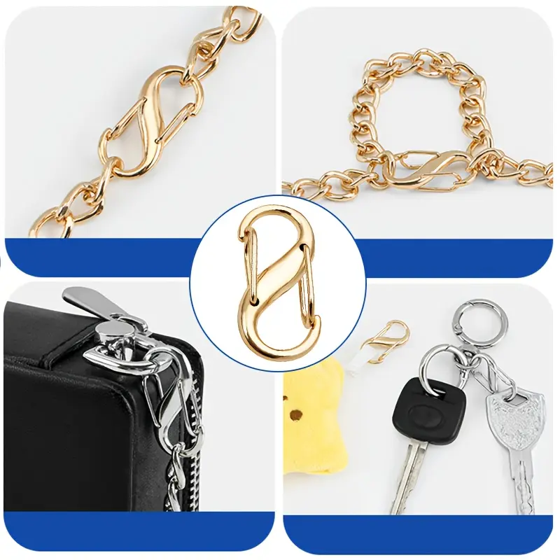 3 Zipper Clip Anti-Theft Device, Double Opening Zipper Lock Anti-Theft, S-Shaped Zipper Lock Is Suitable for Backpack to Keep Zipper Closed, Suitable for Travel Camping Luggage yoga  sit 4