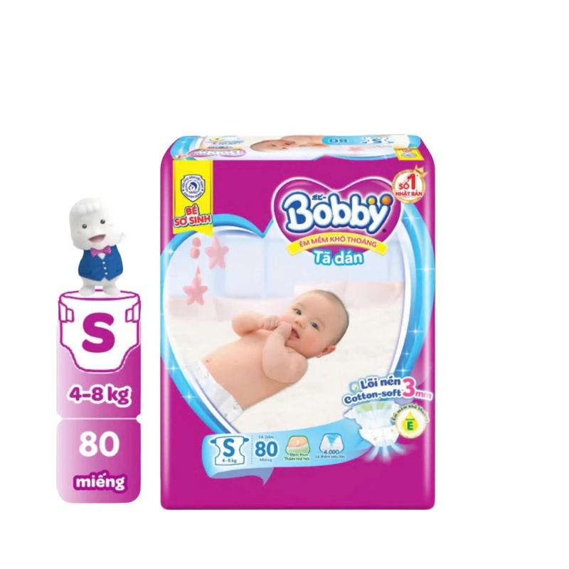 COMBO 2 GÓI TÃ DÁN BOBBY S80/S80+6/M76 VỚI TINH CHẤT GẠO NON ORGANIC CHO BÉ