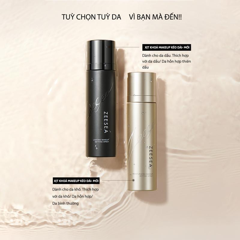 ZEESEA  Xịt khoá cố định lớp nền trang điểm lâu trôi Lasting Makeup Setting Spray 100ml