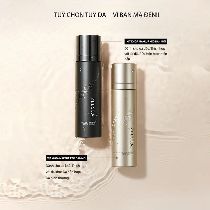 ZEESEA  Xịt khoá cố định lớp nền trang điểm lâu trôi Lasting Makeup Setting Spray 100ml 0