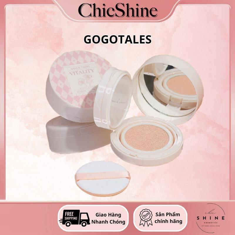 GOGO TALES VITALITY GT361 Cushion Phấn Phủ 2 Trong 1 2 Tầng Che Khuyết Điểm…