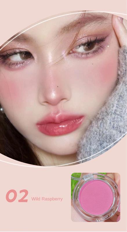 Product Introduction of Korea Monochrome Blush Peach Rose Pink Cheek Tint Powder Natural Lating Matte Face Makeup Red Contour Shadow Palette Cosmetics 18