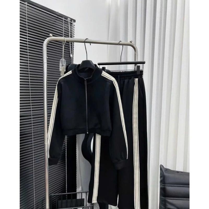 bộ nỉ nữ thu đông 3 món local brand chất vải nỉ bông cotton 7