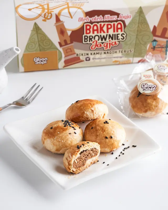 Bakpia Brownis Jogja Varian Abon Sapi 0