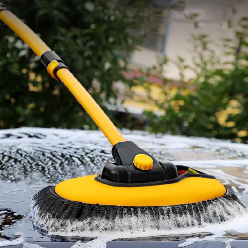 Car Wash Mop Brush, Retractable Car Wash Tool, Portable Car Wash Tool, Car Cleaning Tool, Professional Car Wash Accessories 0