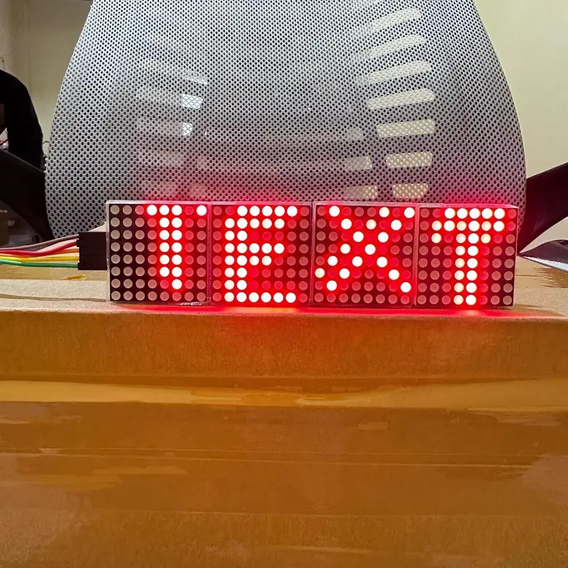 MODUL STOPLAMP RUNNING TEXT DOT MATRIX 7