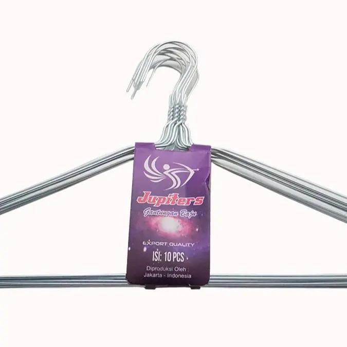 gantungan baju hanger dewasa stainless  jemuran  pakaian anti karat