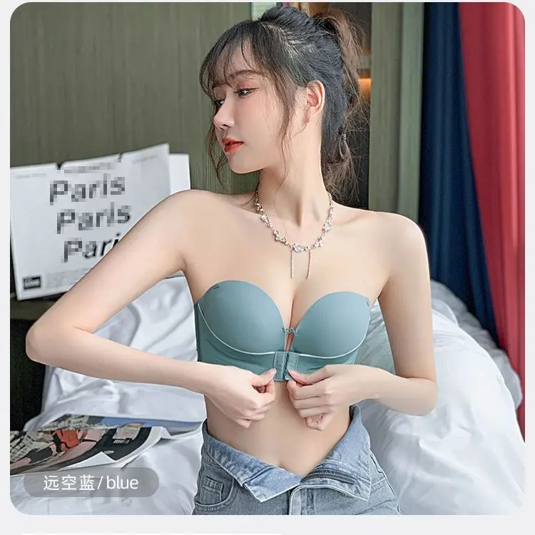Áo Ngực Không Dây, áo lót nữ, corset, áo ngực độn, Dây Đeo Trong Suốt, Áo Ngực Ống Vô Hình 5