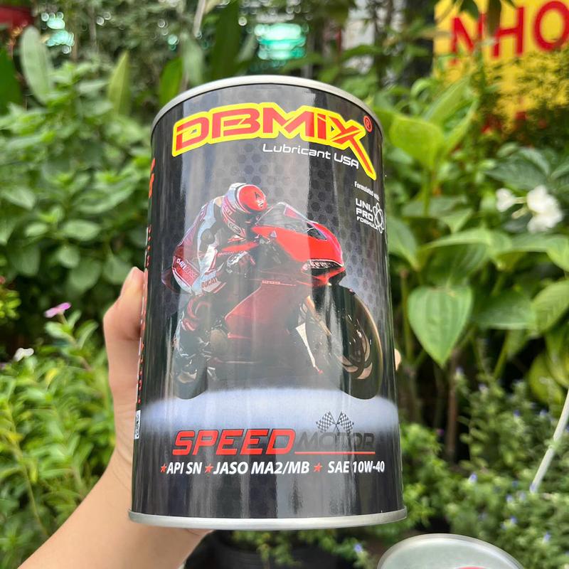 Nhớt Xe Máy Full Tổng Hợp DBMIX 10W40 Cho Xe Số Và Xe Tay Ga 0.8L/1L nhớt  xe Dầu Nhớt Phụ Tùng